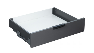  - Комплект ящика 84х450 Soft-Close, графит, полн. выдвиж., Slimbox Evolution AKS