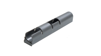  - Держатель накладной для толкателя, с упором, антрацит, (100 шт/кор), Impuls INDAUX