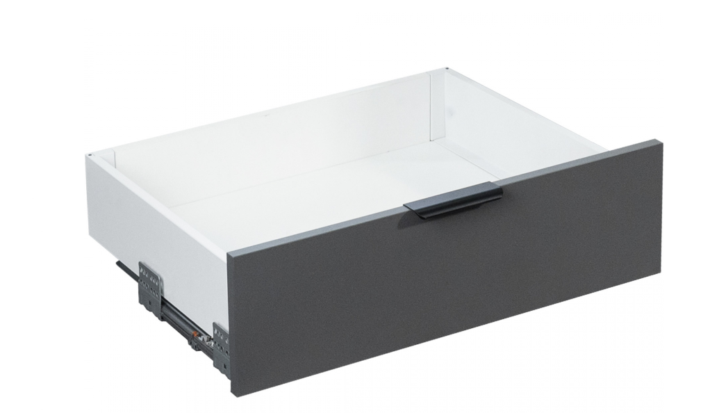 Комплект ящика 116х500 Soft-Close, белый, полн. выдвиж., Slimbox Evolution AKS