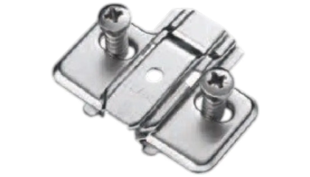 Монтажная планка без 3D, шуруп, H=0, никель, (200 шт/кор), S-type Titus