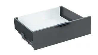  - Комплект ящика 116х450 Soft-Close, графит, полн. выдвиж., Slimbox Evolution AKS